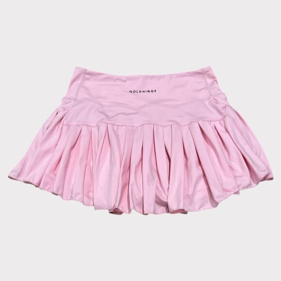 Gold Hinge Pleated Active Skort in Light Pink – Size Small - Picture 2 of 4